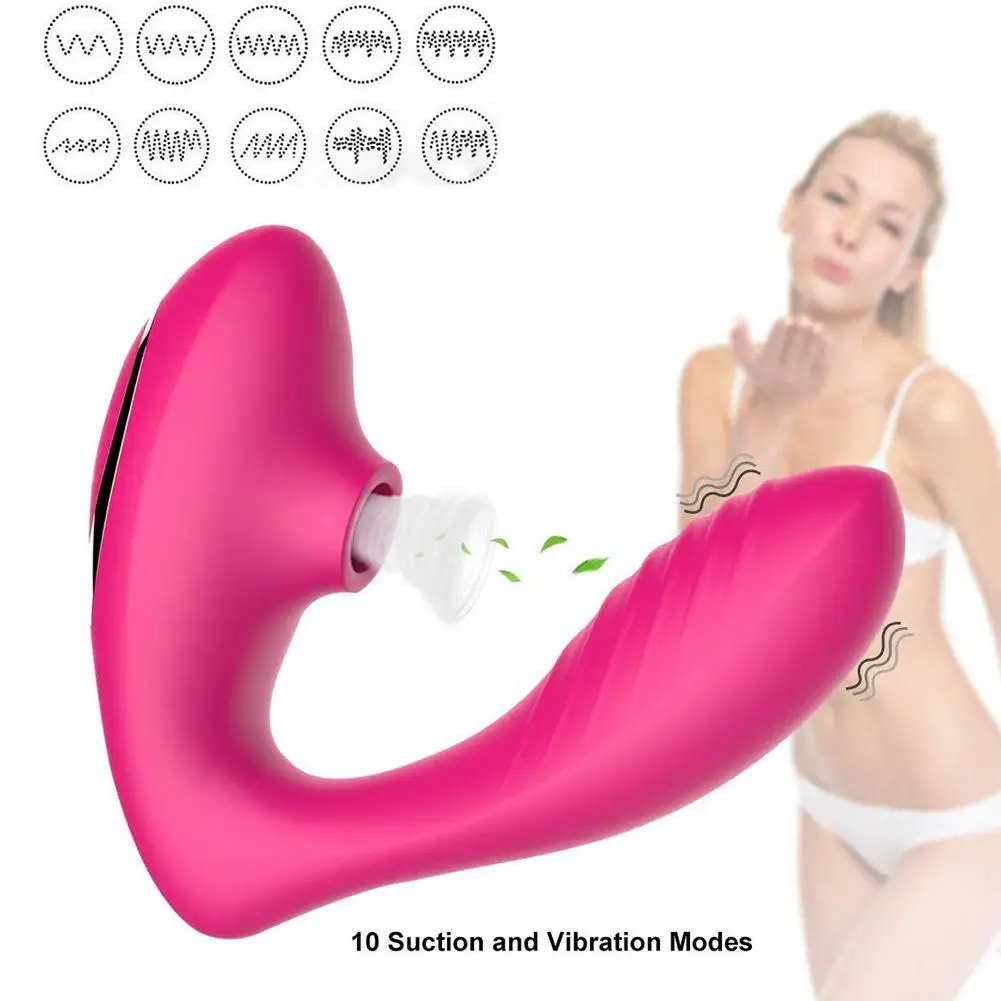 Вибратор для сосания клитора с стимуляцией и точки G носимые фаллоимитаторы