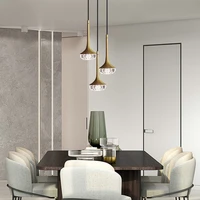 single light dining room bedroom living room pendant light crystal pendant lamp kitchen island bar bedside led hanglamp