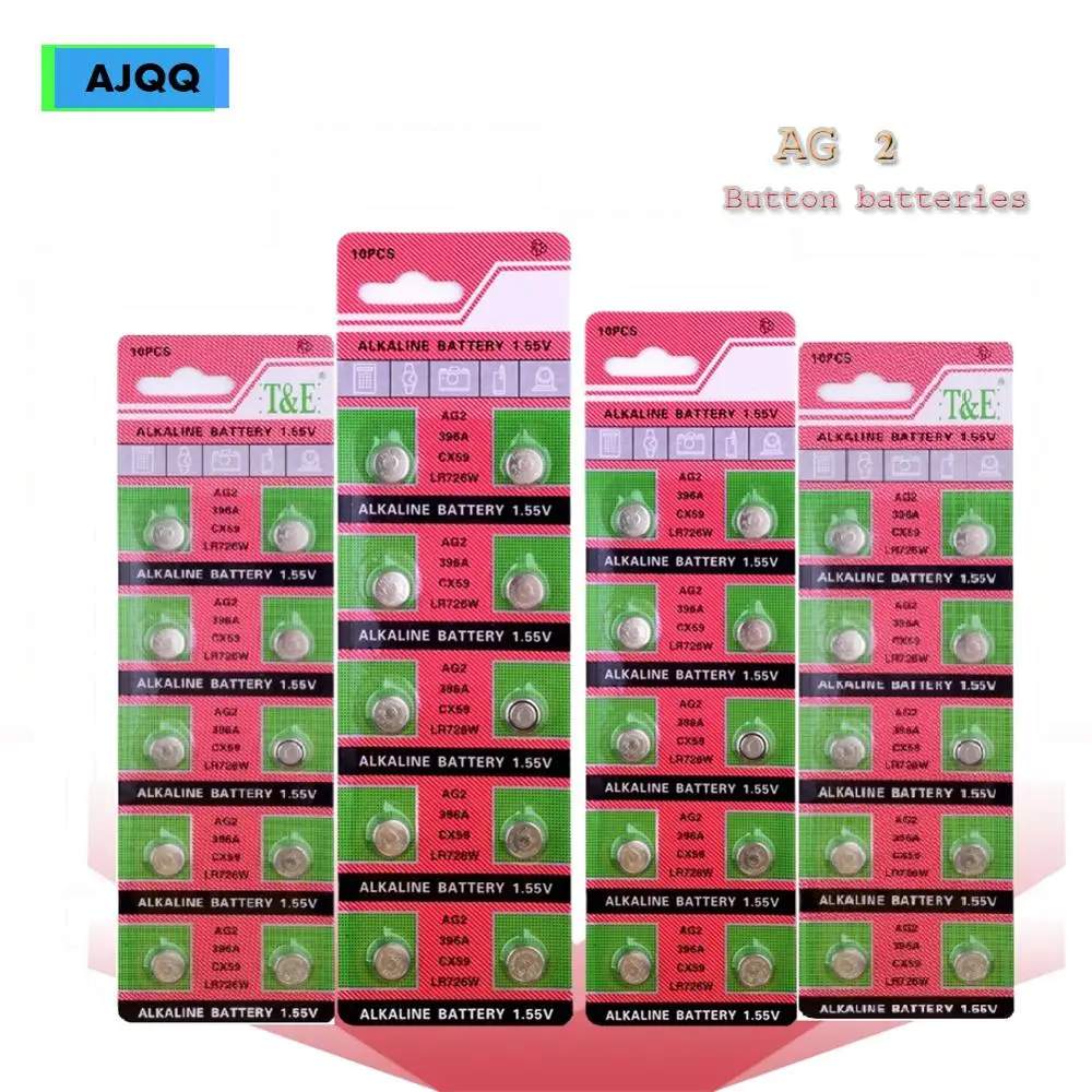 Заводская цена 120 шт. AG2 LR726 396 батарея кнопки SR726 196 мобильный телефон щелочная