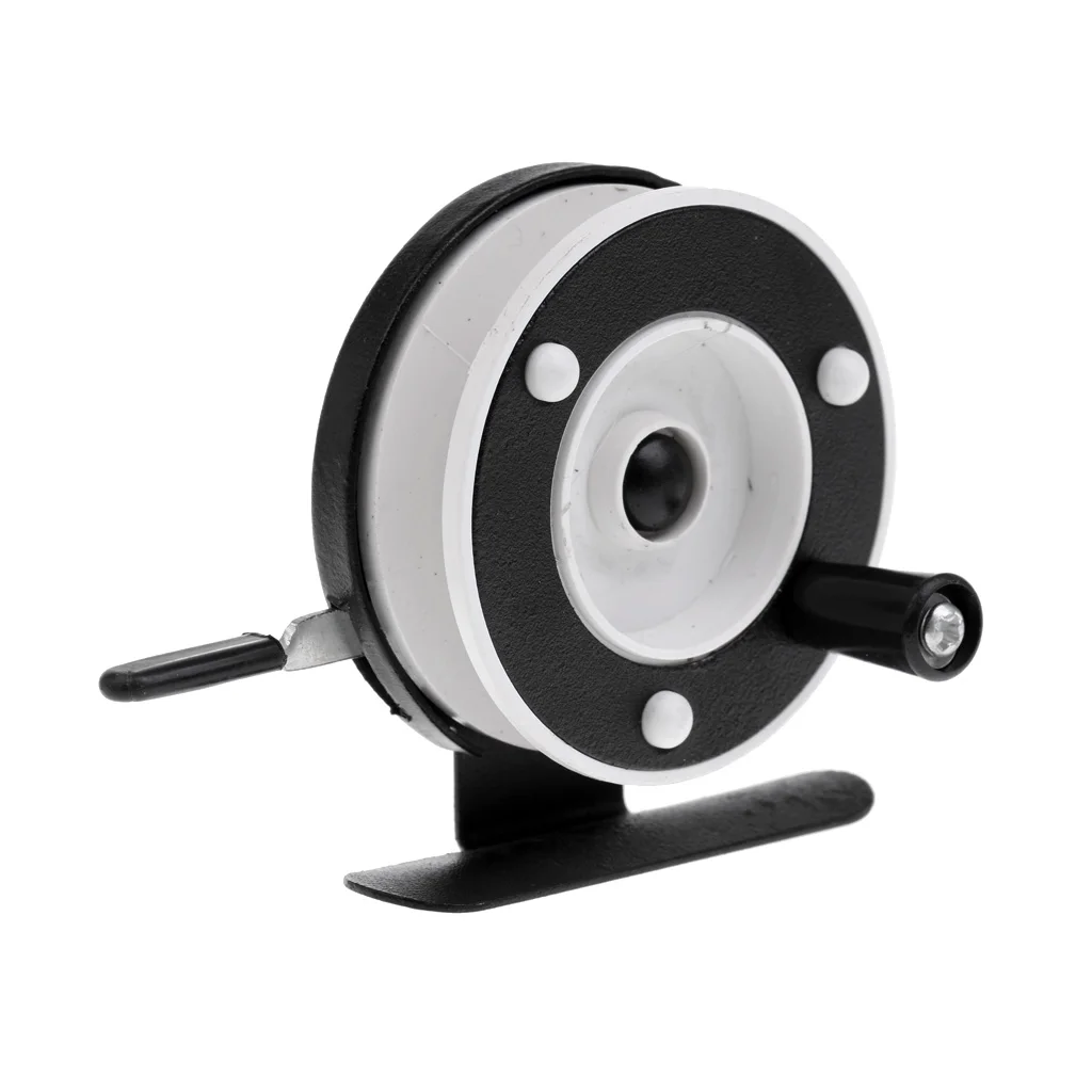 Plastic Ice Fishing Reel Winter Fly Wheel Lightweight Mini Size Portable 5cm