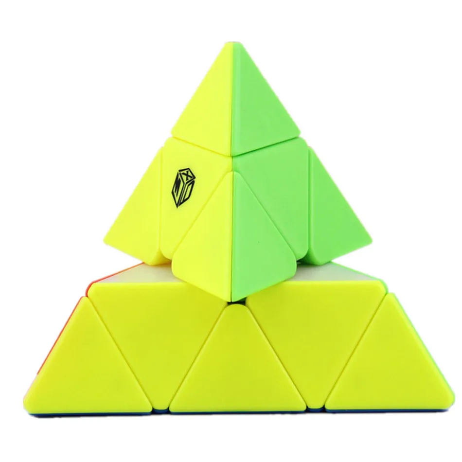 Qiyi Пирамида колокол волшебный куб xman 3x3 3x3x3 система магнитного положения