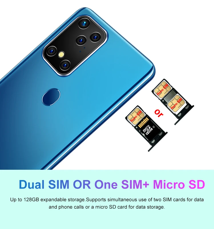 global version smartphone galay s20 pro 7 2 inch unlock phone4g 5g cellphone android 10 0 16mp32mp 12gb512gb mobile phones free global shipping