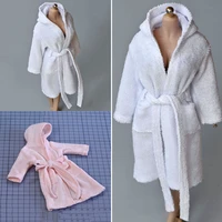 pinkwhite color for sale 16 scale unisex hooded bathrobe clothes set for 12 inches malefemale action figure
