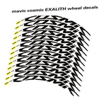 2017 космический EXALITH шоссейные колеса наклейки 700C Ободы велосипедных колес стикеры пара Обод Глубина 40 мм УФ-фильтр 52 мм с Переводные картинки