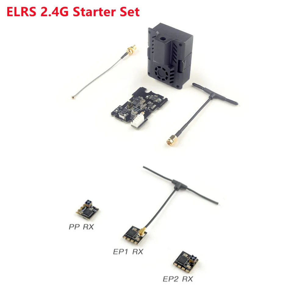 

HappyModel 2,4G ExpressLRS ELRS стартовый набор ES24TX 2,4G Micro TX с 3 шт. 2,4G EP1 EP2 RX для радиоуправляемых летательных аппаратов FPV дронов дальнего радиуса действия
