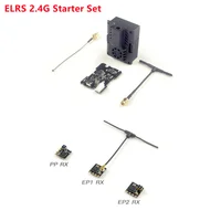 HappyModel 2,4G ExpressLRS ELRS стартовый набор ES24TX 2,4G Micro TX с 3 шт. 2,4G EP1 EP2 RX для радиоуправляемых летательных аппаратов FPV дронов дальнего радиуса действия