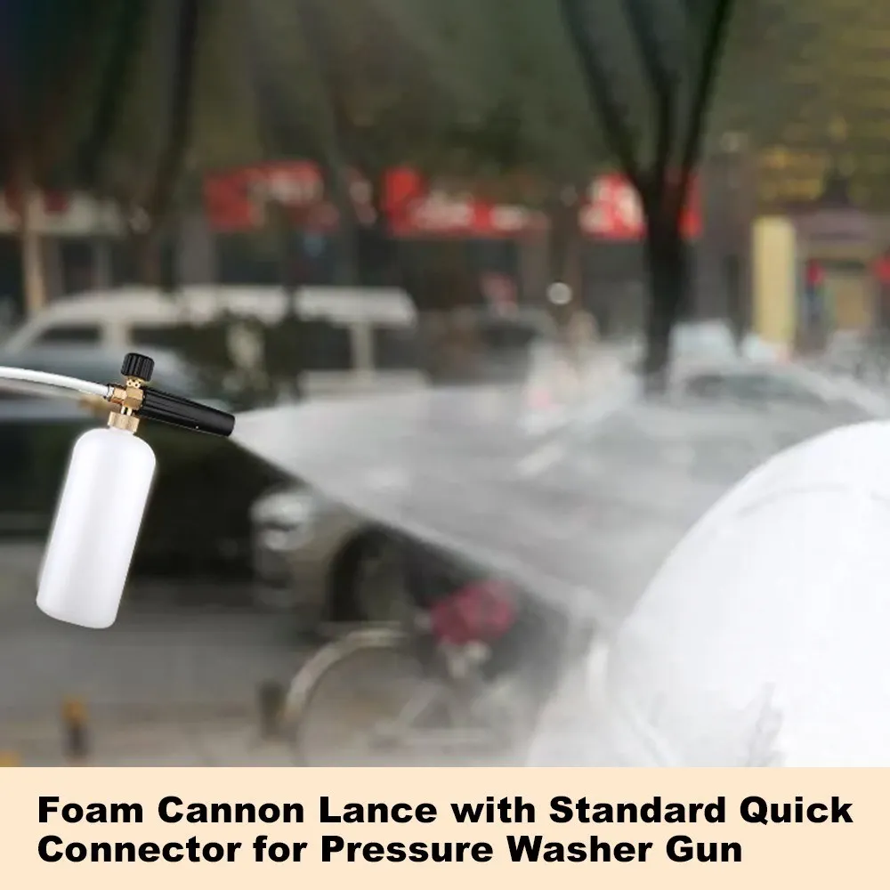 

900ML Foam Cannon Lance with Standard Quick Connector for Pressure Washer Gun