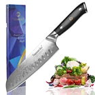 Кухонный нож Santoku, японская лезвие из стали VG10, 7 дюймов