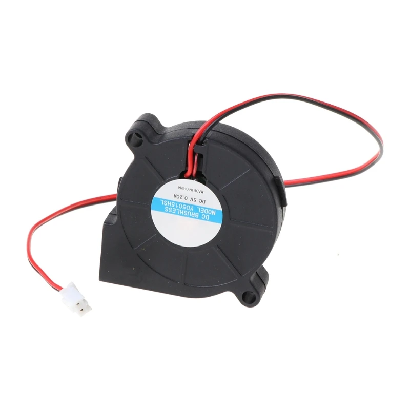 

50mmx15mm DC 5V 2-Pin Computer PC Sleeve-Bearing Cooler Blower Cooling Fan 5015 T21A