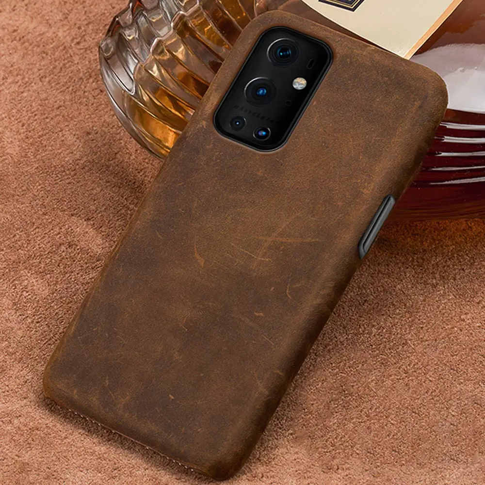 

LANGSIDI Luxury Leather phone case For Oneplus 9 Pro 9R Shockproof back leather cover For One Plus 9pro 8pro T 6T 7T 9 fundas