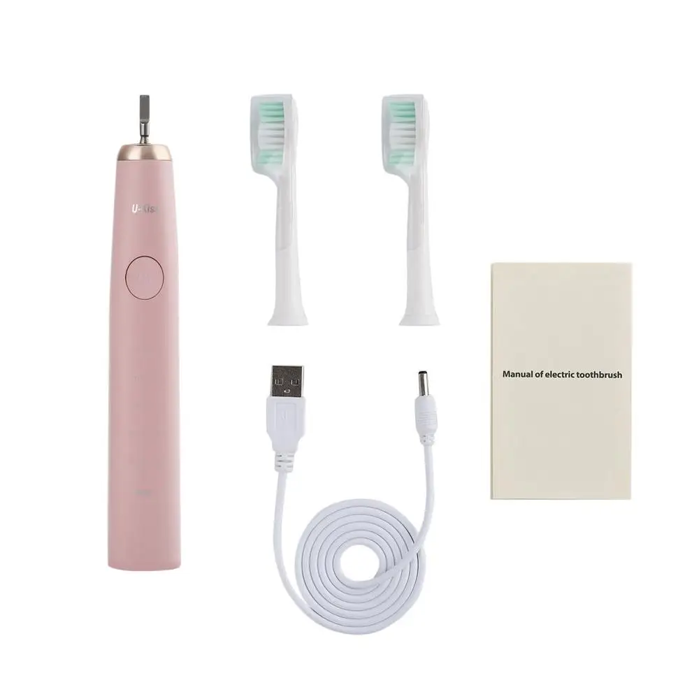 

Portable Electric Toothbrush ABS USB Charging Waterproof Improve Dental Plaque Reduce Bleeding Gums Tartar Problems