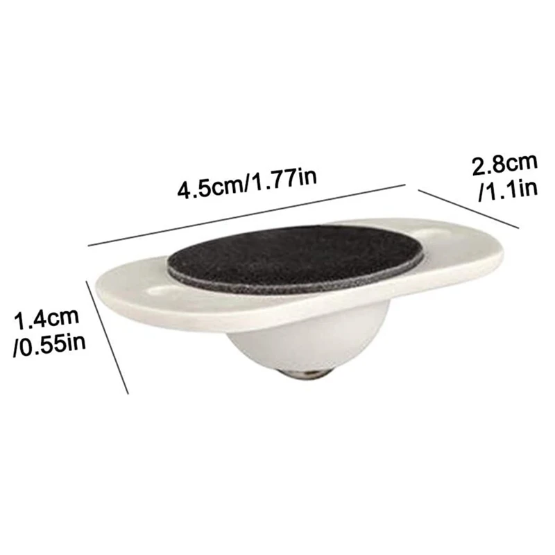 

20 Pcs Self Adhesive Swivel Caster Stainless Steel Mini Paste Universal Wheel Universal Wheel 360 Degree Rotation Pulley