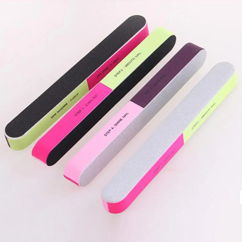 1pcs Nail Art Sanding Buffer Files Wearable Block For Manicure Polish Tool