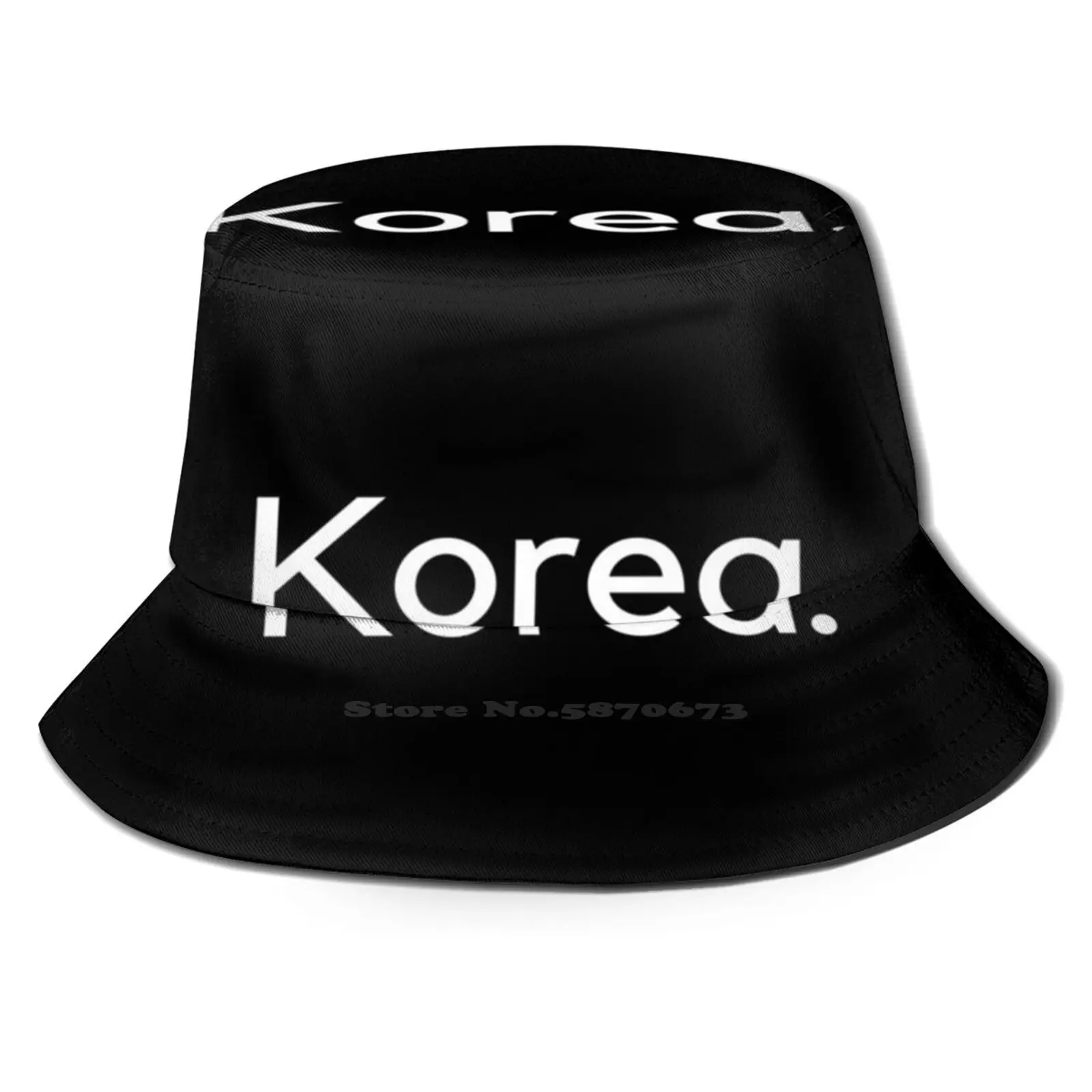 Korea Foldable Panama Bucket Hat Cap Korea Korean Kpop Cute Jungkook Love V Heart Jimin Suga Asian Drink Girls Generation Got7