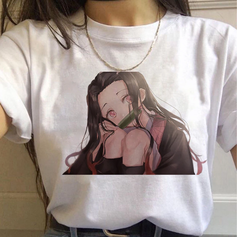 Футболка для косплея из аниме рассекающий демонов мультяшный Графический Топ с