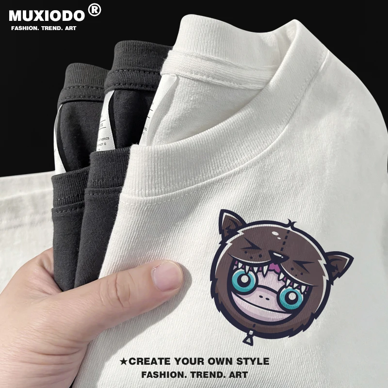 

Anime Cute Cartoon funny cotton Tee Shirt Men Woman Fashion T Shirt Brand Casual Loose Tops Male Hip Hop Harajuku T-Shirts