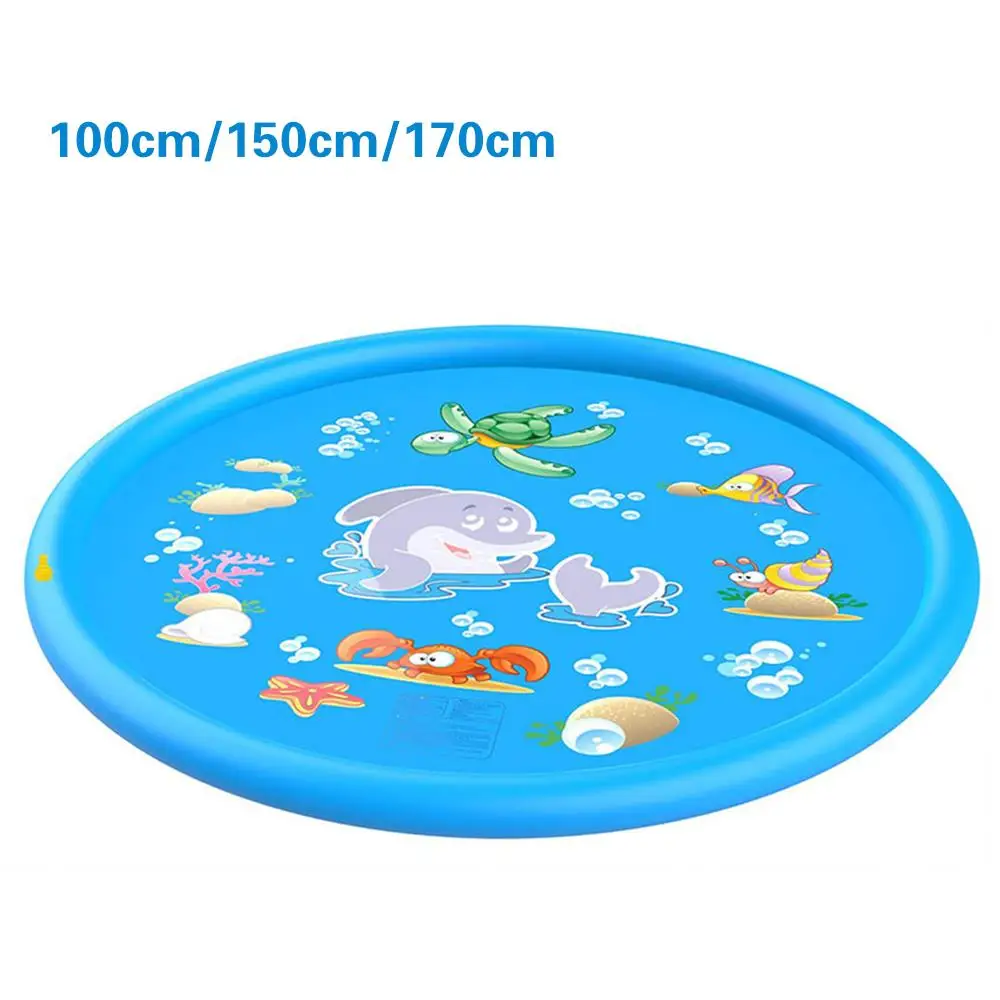 

Pvc Inflatable Water Spray 100/150/170cm Outdoor Lawn Beach GameCube Game Playing Swiming Pool Sea Animal Fountain