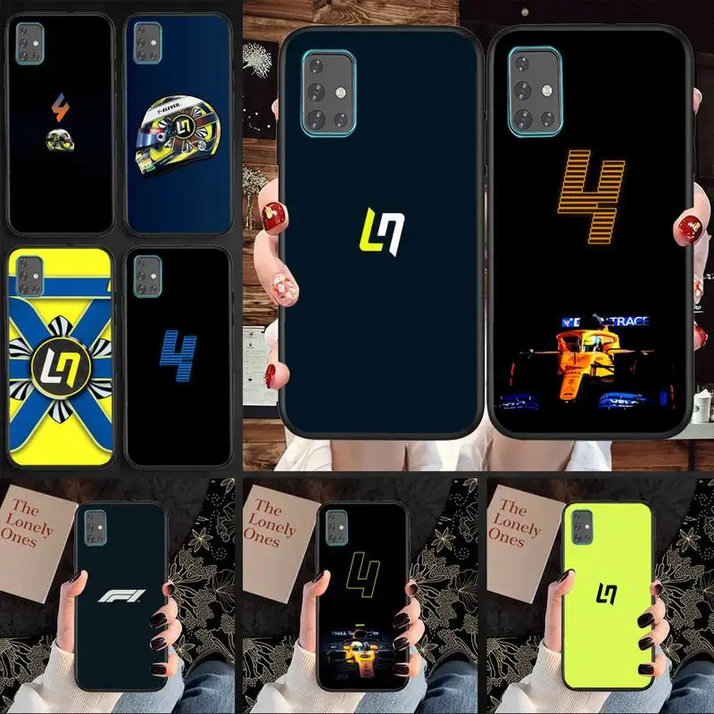 

F1 Formula 1 Lando Norris Racing Phone Case For Samsung A71 A80 A91 A01 A02 A11 A12 A21 A31 A32 A20E Cover Coque