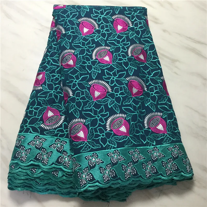 Швейцарская кружевная ткань 5 ярдов новейшая Тяжелая вышитая бисером