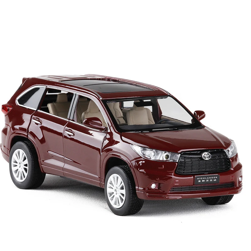Red no box 1:32 Nissan super car HIGHLANDER литой под давлением сплав модель автомобиля игрушка высокая имитация металла модель SUV игрушка 6 дверей подарок Рождество - Цвет: Red no box