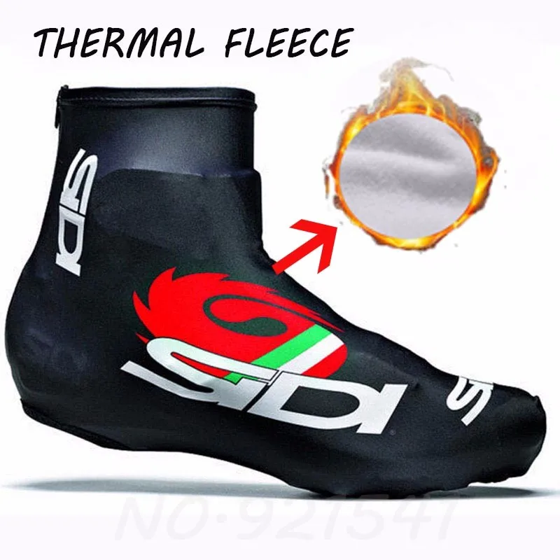 

2020 Men Warm Cycling Shoe Cover Women Thermal Fleece Overshoes Bicycle Riding Equipment Polyester Winter Over-shoes 6 Colors