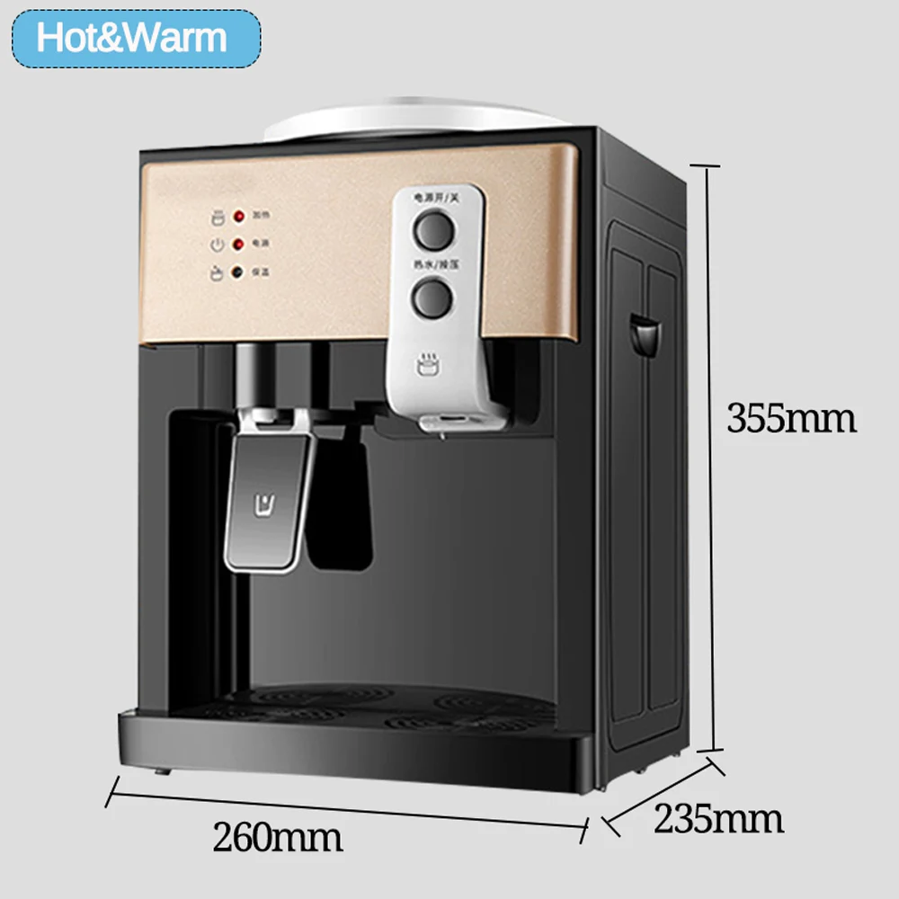 

Electric Water Dispenser Desktop Drinking Fountain Cold&Hot Water Cooler Heater Home Office Hotel Coffee Tea Bar Helper 110-220V
