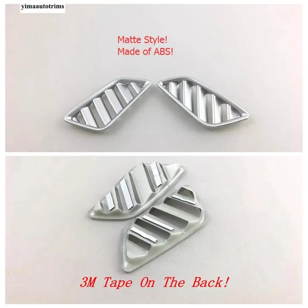 

Car Dashboard Air conditioner Vent outlet Cover Trim Frame For Audi A4 B9 / A5 2016 - 2020 Matte 2 pcs Decoration Accessories