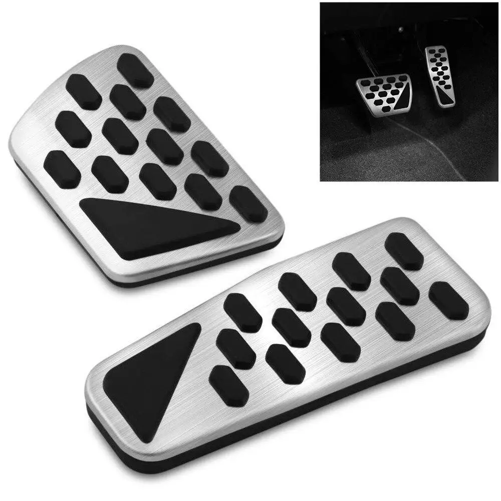 

2 шт./комплект, накладки на педаль газа и тормоза, из нержавеющей стали