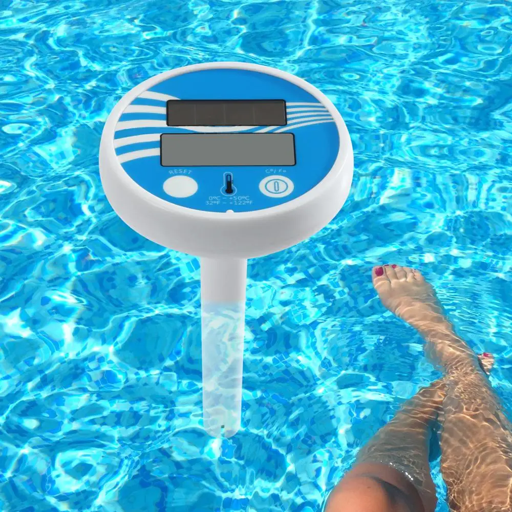 

Outdoor & Indoor Pool and Spa Digital Floating Waterproof Solar Thermometer with Fahrenheit Celsius CA