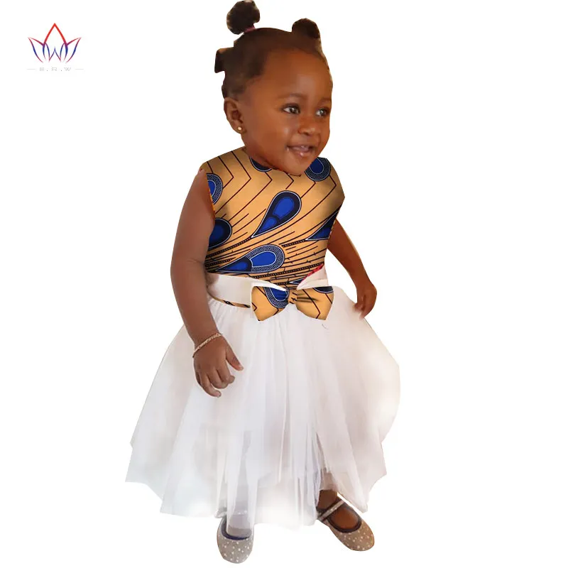 2020 африканская Женская одежда для детей Дашики традиционные Хлопковые Платья с