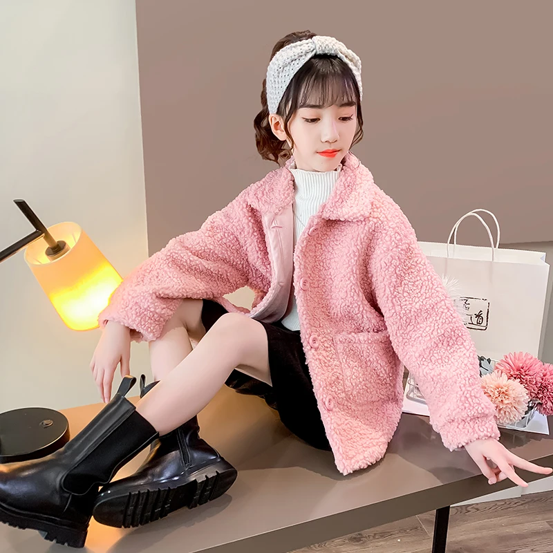 

Charming Winter Spring Autumn Children Denim Coat Kids Baby Clothes Girls Overcoat Thicken Jackets Costumes Outwear Tops