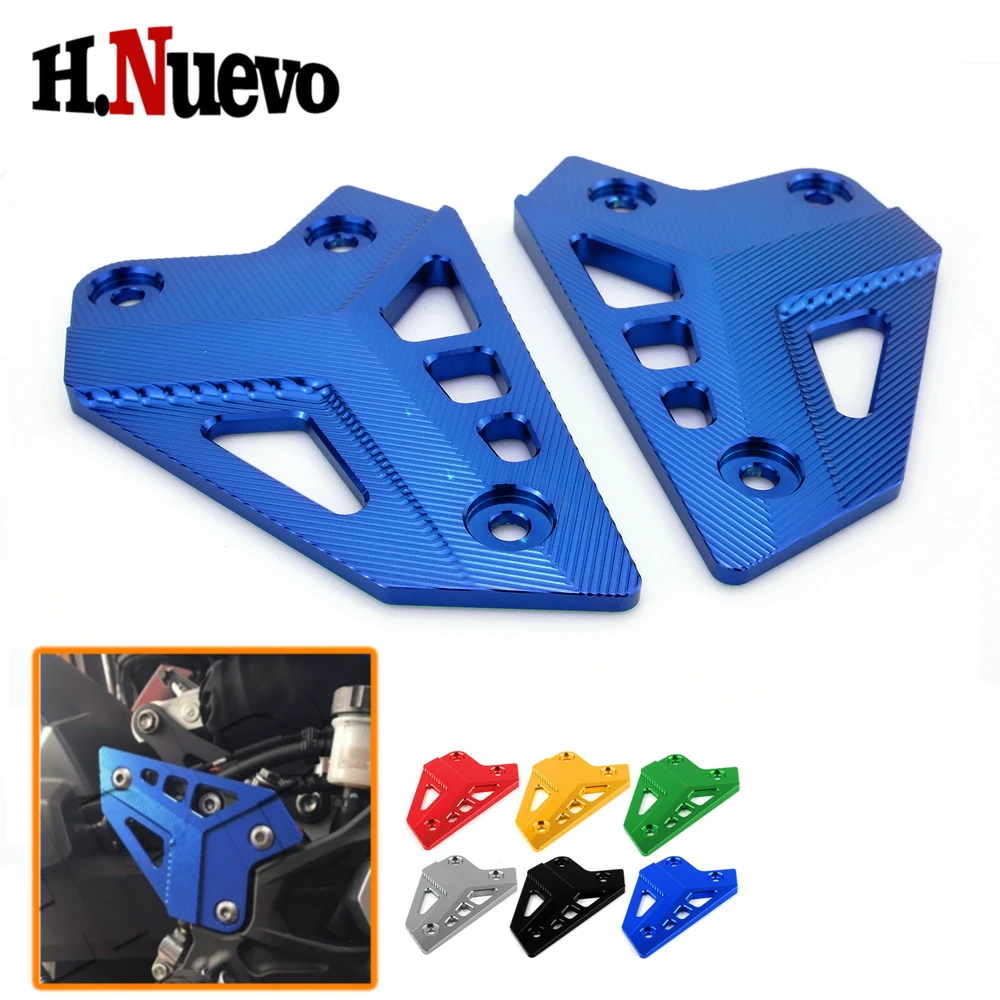 Аксессуары для двигателя подножка ног крышка педали Kawasaki Z900 2017 CNC алюминиевые