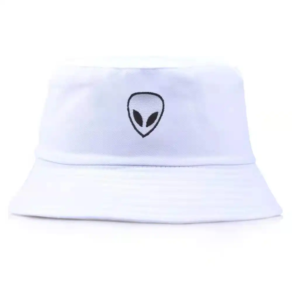 

Outdoor Fisherman Caps Men And Woman Hats New Unisex Embroidered Alien Foldable Panama Bucket Hat Beach Sun Hats Street Headwear