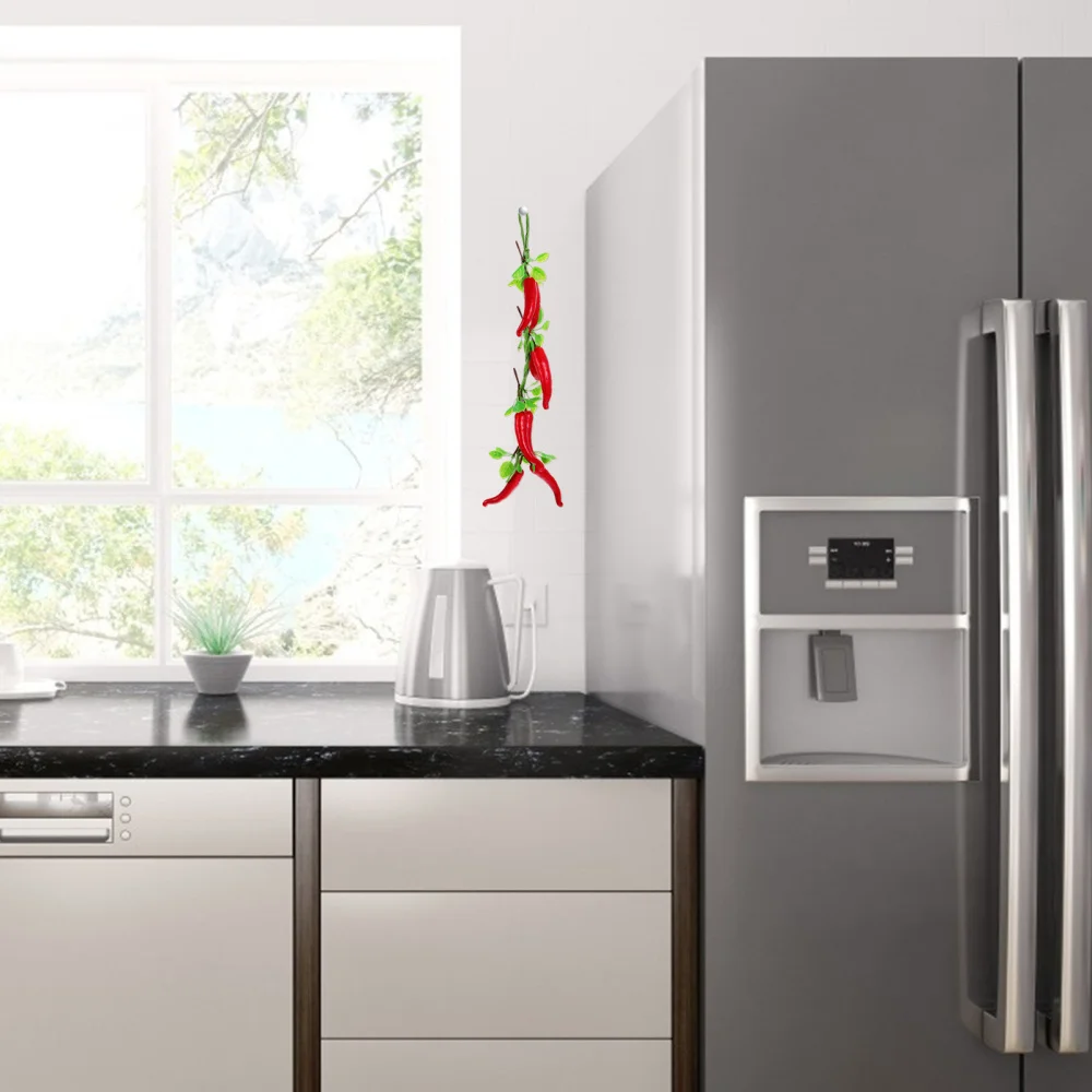 

1 Bunch of Vegetable Pepper Hanging Pendant Chinese Spring Festival Wall Art