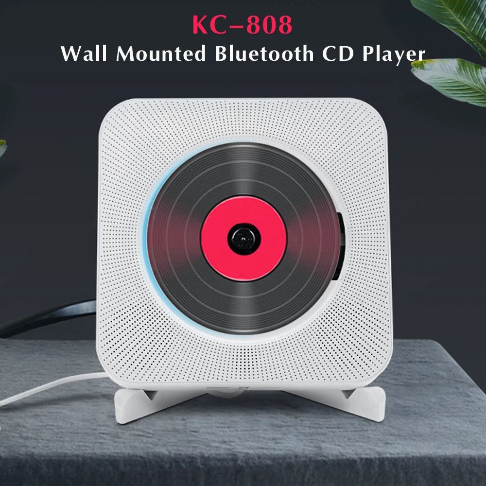 Настенный CD-проигрыватель Bluetooth-динамик Бытовая лампа с дистанционным