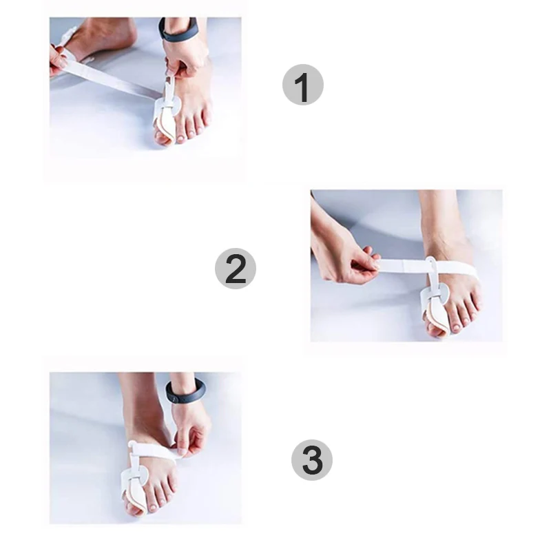 

1Pair Hallux Valgus Orthopedic Braces Toe Correction Night Foot Care Corrector Thumb Daily Big Bone Orthotics New Wholesale