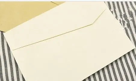 Bevel-White 10 шт черно-белые крафт-бумажные бизнес-конверты, винтажные конверты для бизнеса, свадебные приглашения, подарочные конверты, бумажные конверты с буквами - Цвет: Bevel-White