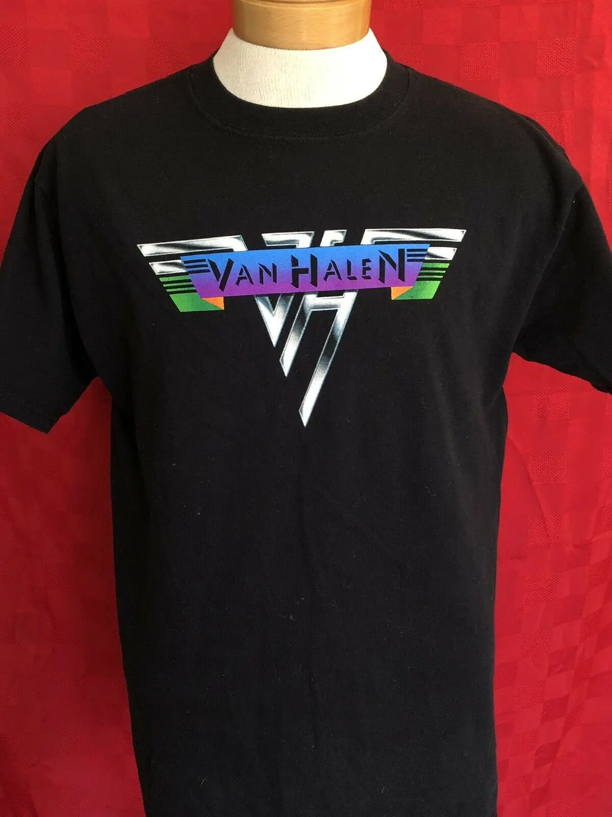 Van Halen world tour 2007 2008 концертный тур 80s рок н ролл повязка на голову|Мужские футболки| |