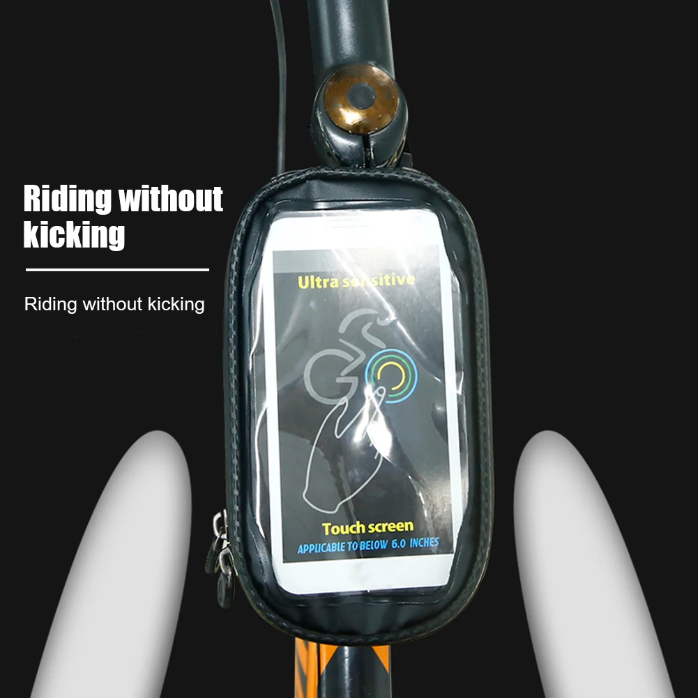 Водонепроницаемый передняя рама велосипеда сумки Чехол сенсорный Экран горы MTB