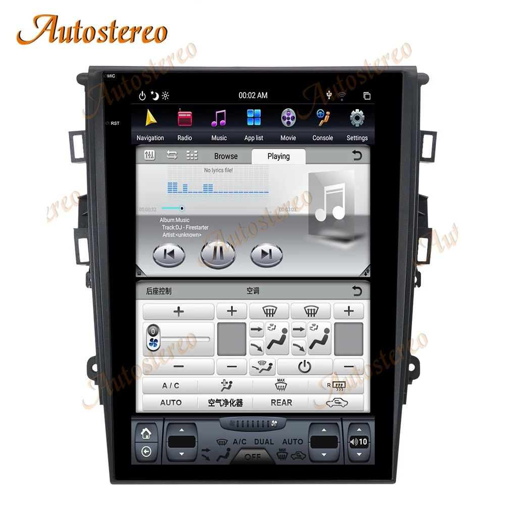 Автомобильный GPS-навигатор на Android 9 0 128 + 4G для Ford Mondeo Fusion MK5 2013 Головной блок
