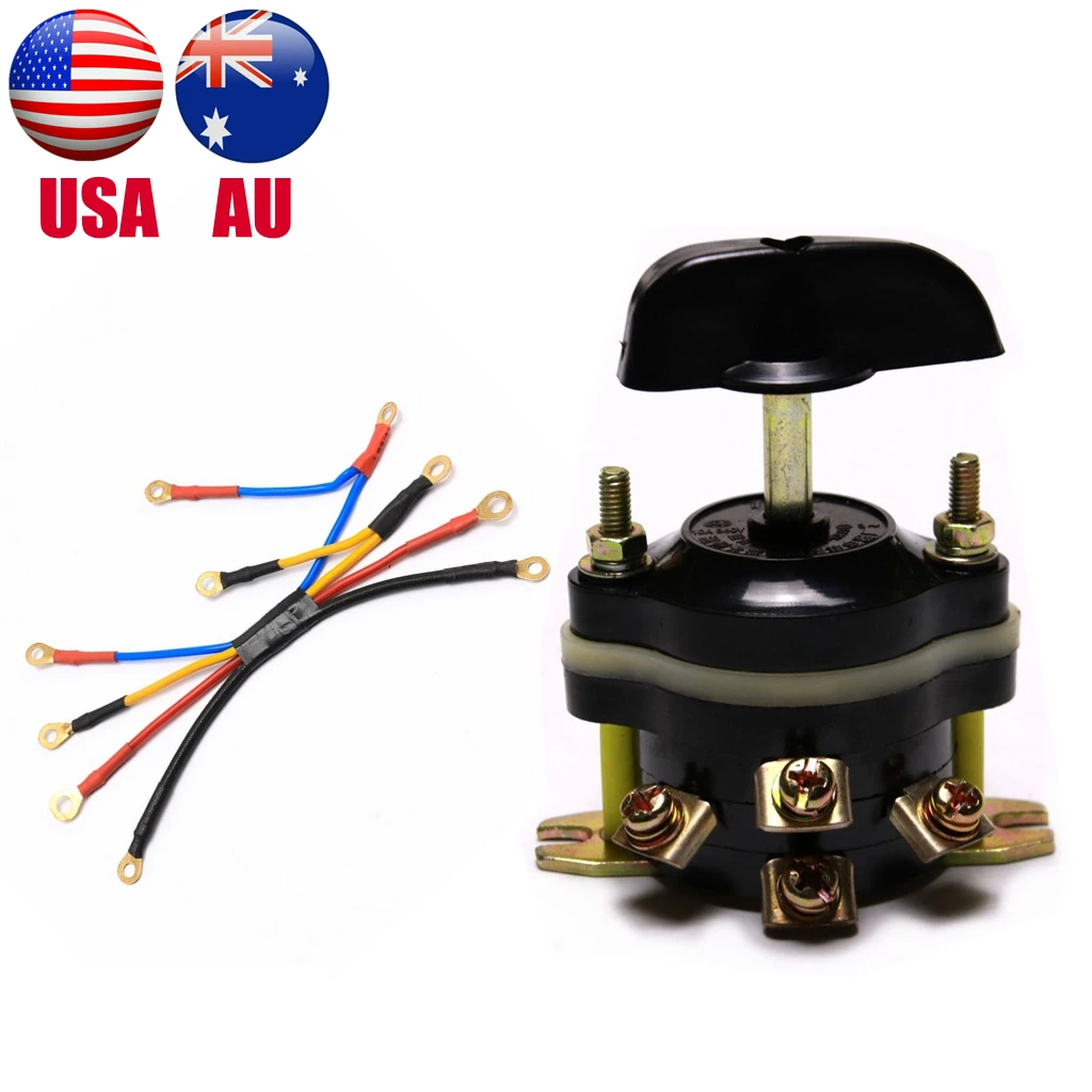 

Forward Reverse Switch With Wiring Harness For Brush Motor Electric e-Bike Go Kart