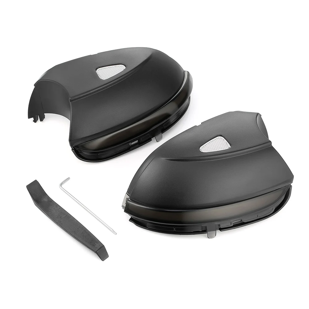 Пара динамический Зеркало заднего вида Индикатор мигалка сбоку светодиодный