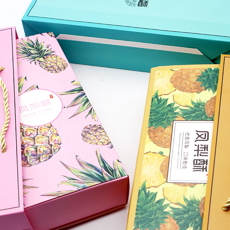 10 шт Горячие продажи ананас торт конфеты подарочные коробки свадебные