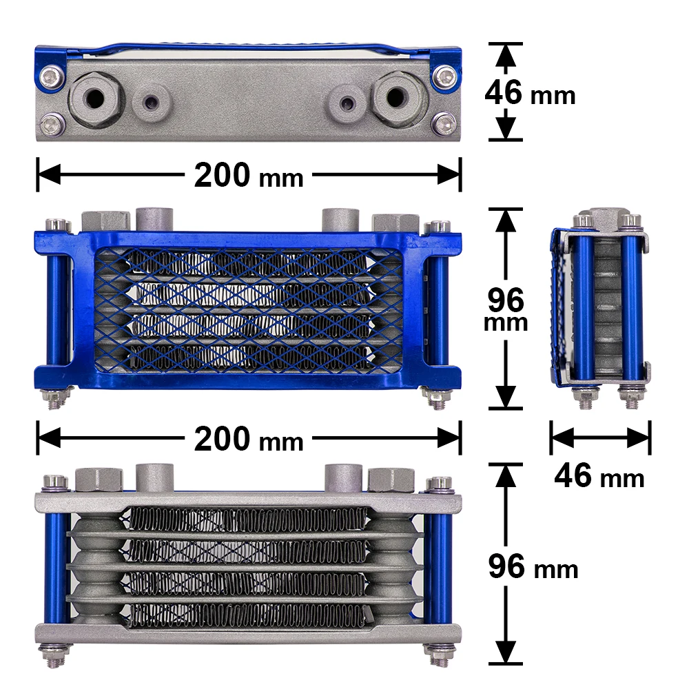 Масляный радиатор для мотоцикла велосипеда-внедорожника 110 куб. См 125 140 обезьяны