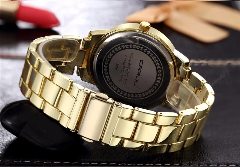 Женские кварцевые часы на запястье подарок для женщин мужчин s золотые лучший