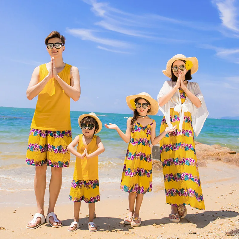 Семейные комплекты свадебные платья для мамы и дочки хлопковые футболки с