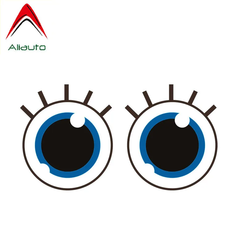 

Aliauto Cute Eyes of Innocent Reflective Car Sticker Sunscreen Waterproof Creative Decal Automobile Accessories PVC,16cm*8cm