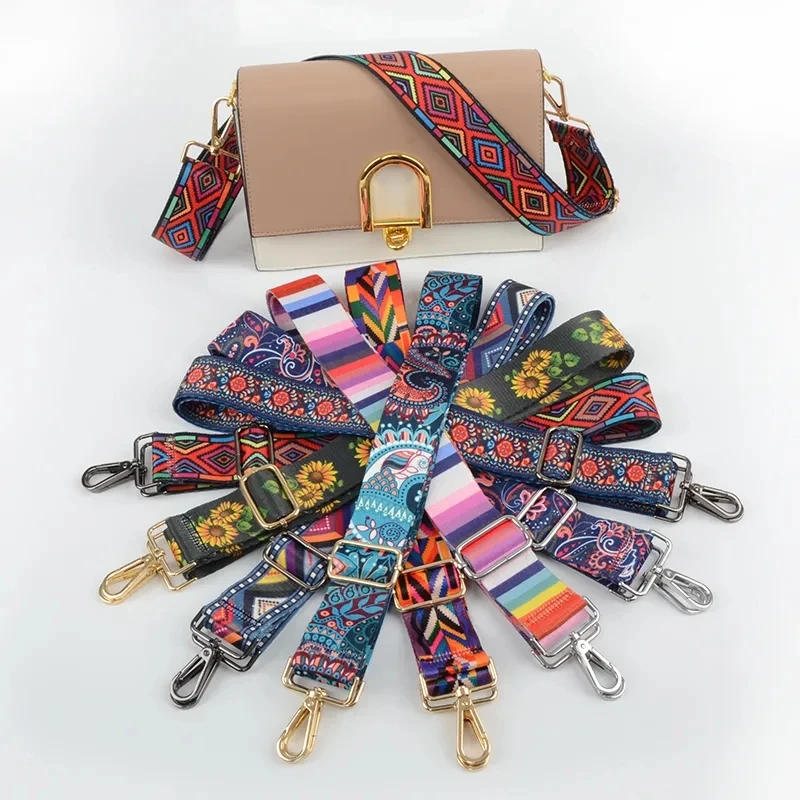 

Радужные регулируемые ремешки OBag, Нейлоновые цветные ремешки для сумок, вешалка для сумок, аксессуары для женщин, декоративные ремешки для ...