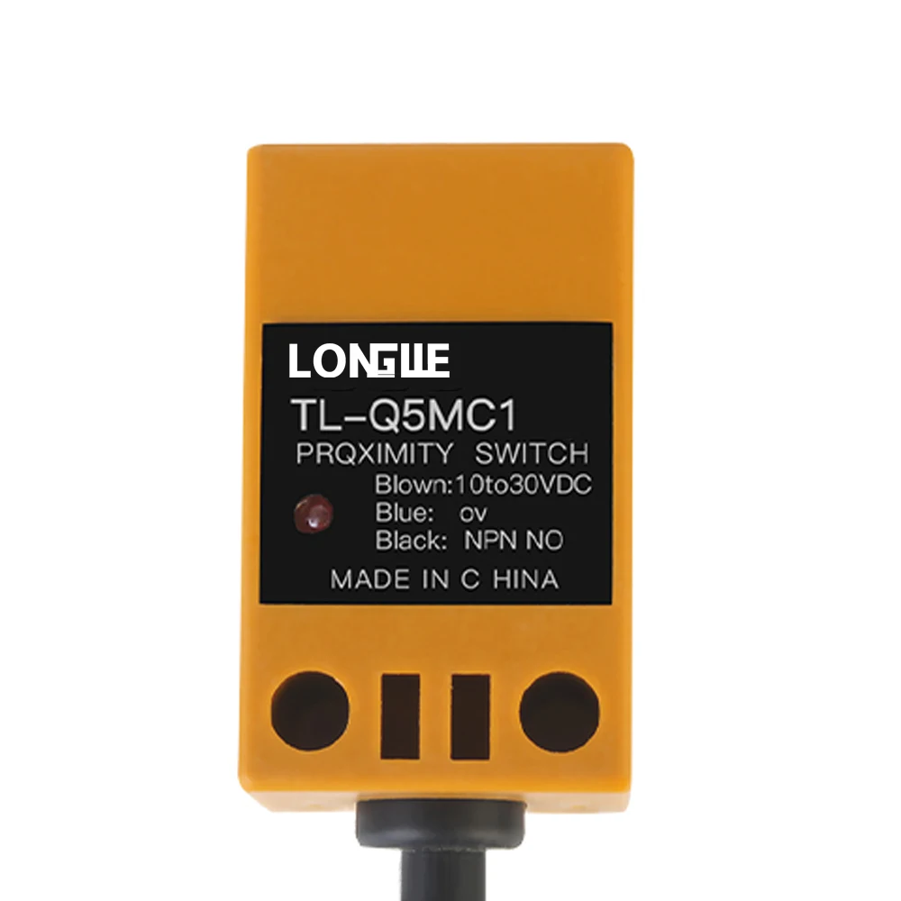 LONGWE IP65 DC24V AC220V 5 мм расстояние детектив Индуктивный бесконтактный Сенсор
