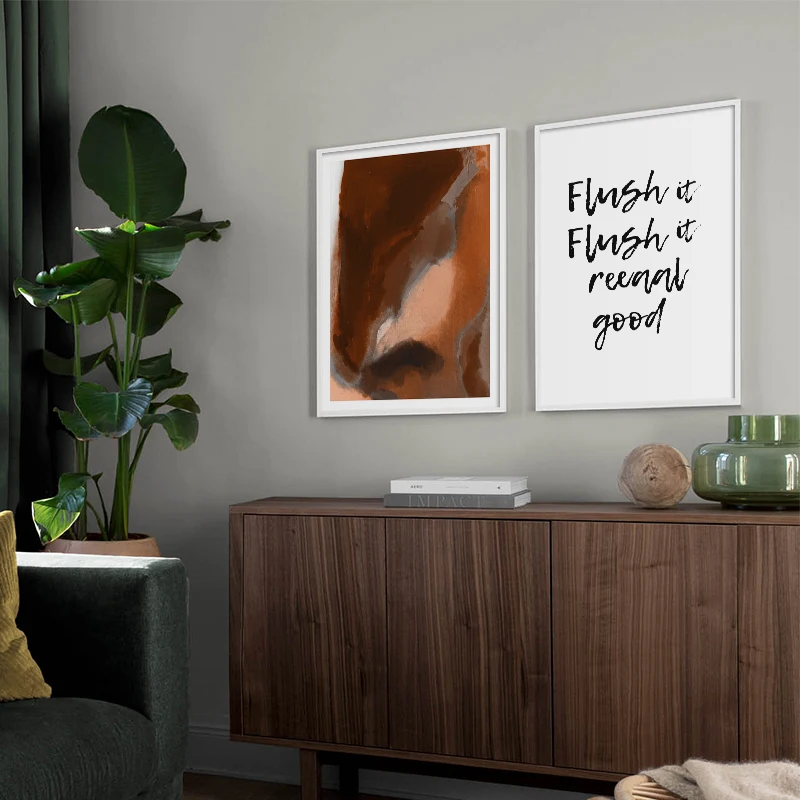 Современная Абстрактная Красивая красочная чернильная Картина на холсте